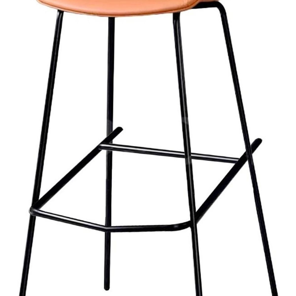 GLOBAL LATIN GROUP - Silla Taburetes Altas De Bar Con Patas De Metal - Marron