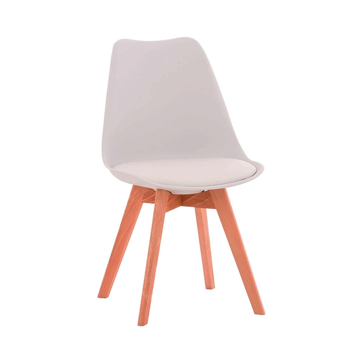 GLOBAL LATIN GROUP - Silla Eames de Comedor, Moderna, Minimalista, Cómoda y Ergonómica - Blanco