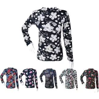 EVERSO - Pack 2 Camiseta Beatle Bambu Con Diseños Mujer Con Polar