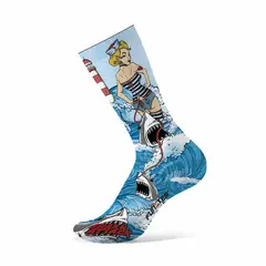 FUNSTEP - Calcetines Con Dibujos Shark Attack Xl ( 44-47)