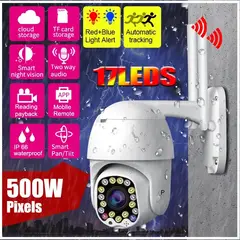 GENERICO - Cámara Motorizada Outdoor Seguridad 360° WIFI Compatibilidad Universal IP66