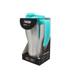 KEEP - Mug Térmico Con Mango 470ml Celeste