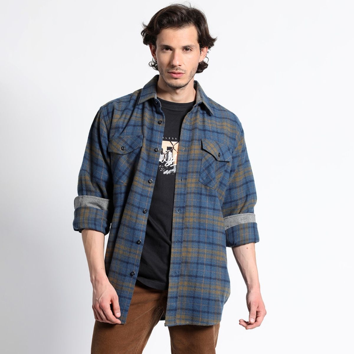 TRUVAL - Camisa Manga Larga Leñadora Special Fit TRUVAL