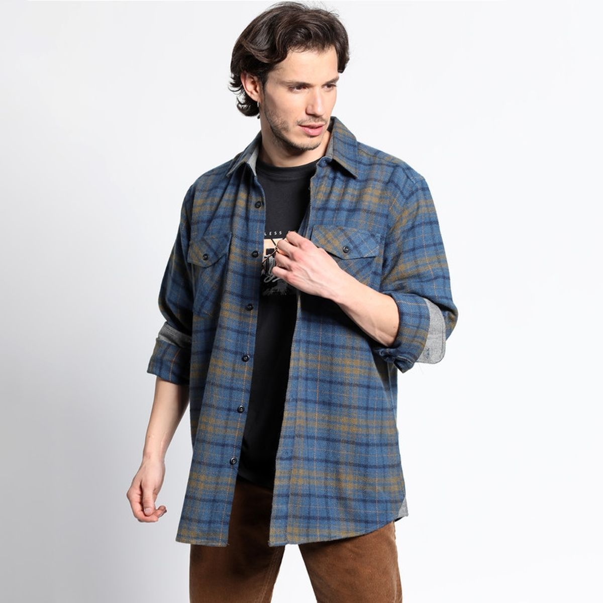 TRUVAL - Camisa Manga Larga Leñadora Special Fit TRUVAL
