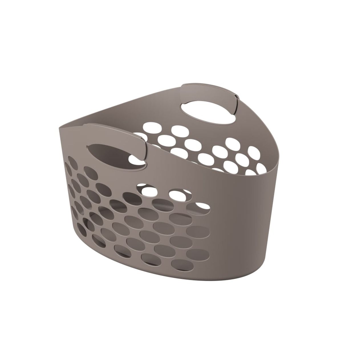 COZA - CANASTO CON ASAS ROPA BUBBLE 50L GRIS