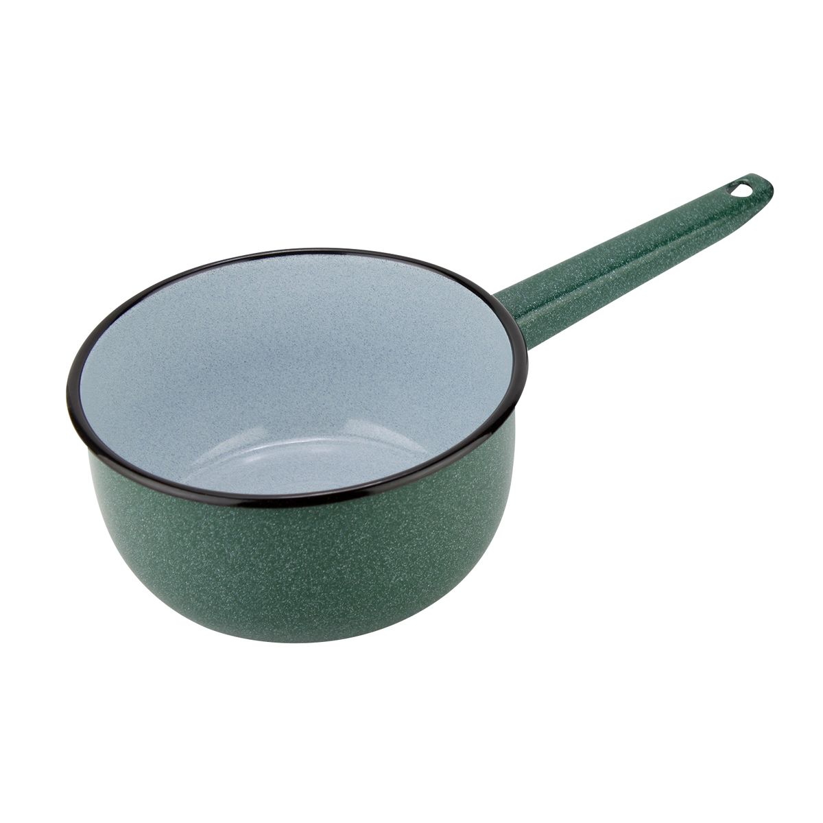 FANTUZZI - Cazo de 16 cm acero carbónico Fundo verde Fantuzzi