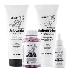 SHEET - Pack Shampoo Tonico Anticaida Gomitas Acondicionador