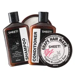 SHEET - Tratamiento Pelo Dañado Shampoo Acondicionador Crema