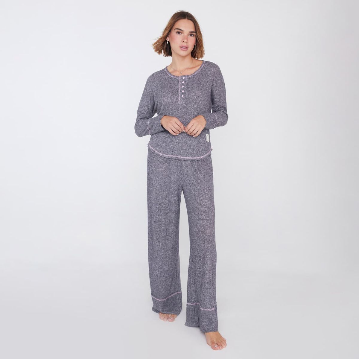 LOUNGE - Pijama Relounge Largo Soft LOUNGE
