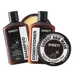 SHEET - Tratamiento Pelo Caótico Shampoo Acondicionador Crema