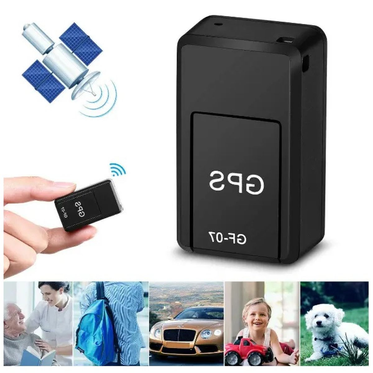 GENERICO - Rastrador GPS mini Tracker Auto moto llaves Mascotas