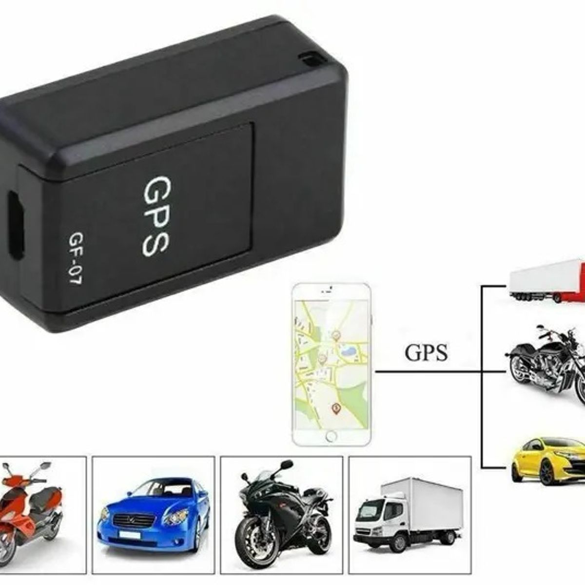 GENERICO - Rastrador GPS mini Tracker Auto moto llaves Mascotas