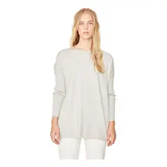 JACINTA TIENDA - Chaleco Maria largo II gris