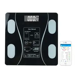 GENERICO - Balanza pesa digital inteligente 180 Kg 79 datos corporales Bluetooth