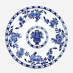 GENERICO - Juego de 4 Platos de Entrada Porcelana Ingleses Delphine
