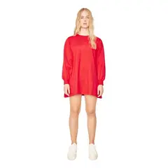 JACINTA TIENDA - Chaleco Maria vestido rojo