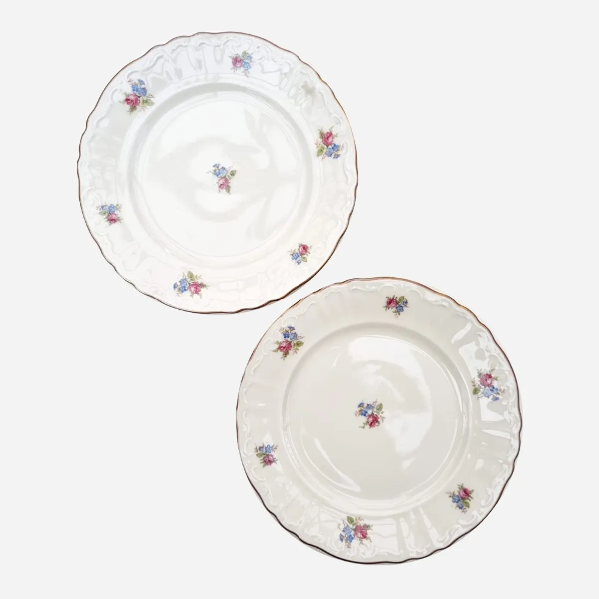 GENERICO - Juego 4 Platos de Pan Porcelana Suecos Rorstrand