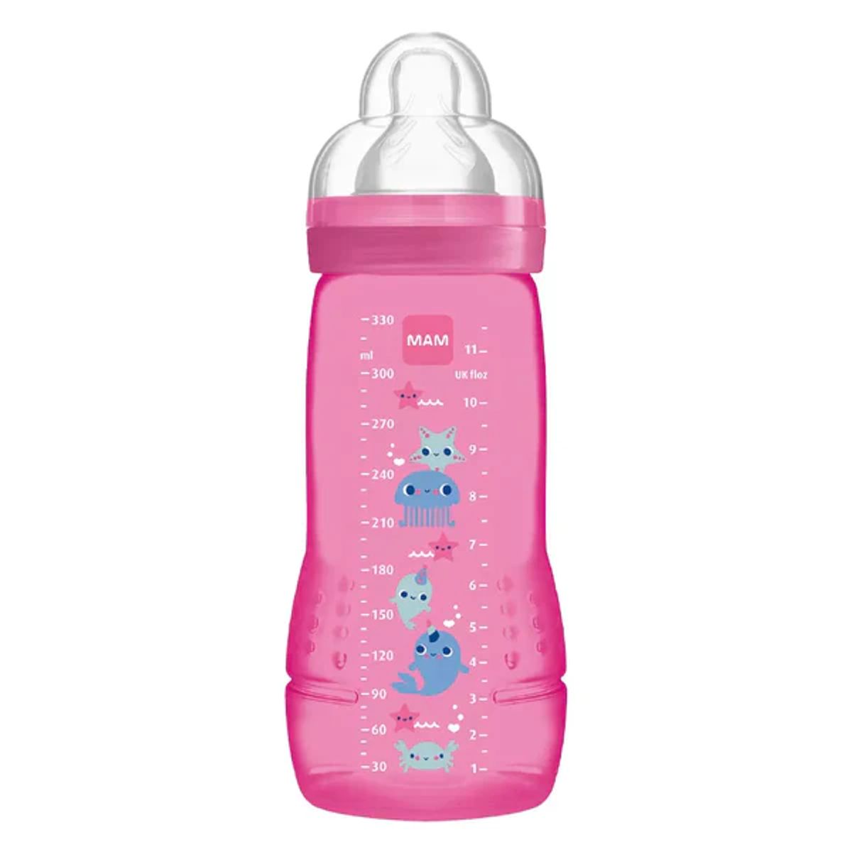 MAM - Mamadera MAM Easy Active Baby 4m 330ml Rosada