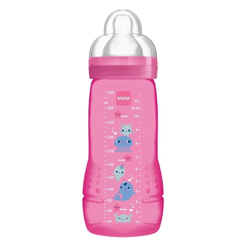 MAM - Mamadera MAM Easy Active Baby 4m 330ml Rosada