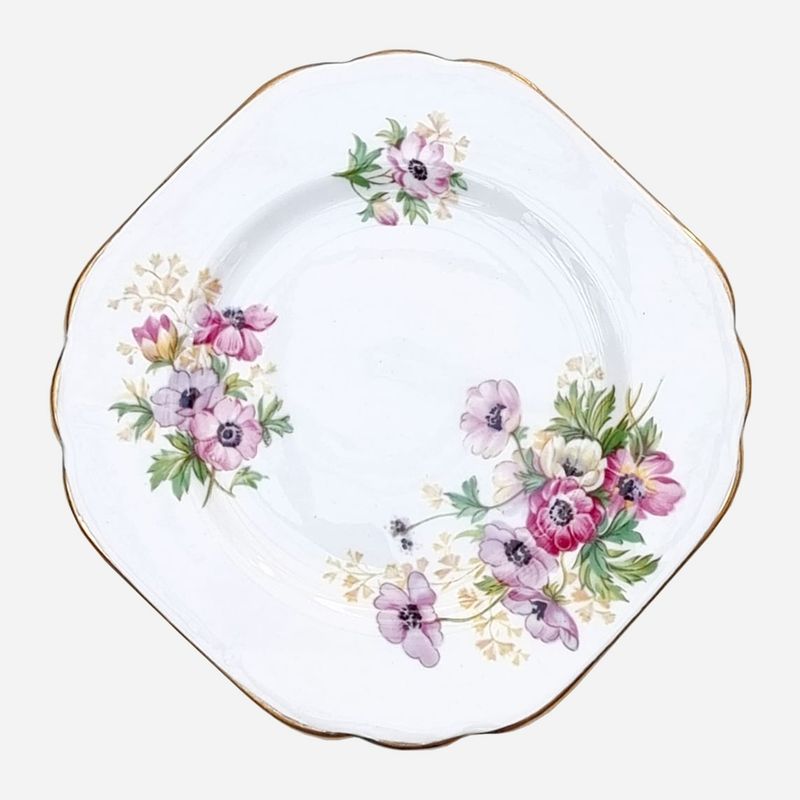 GENERICO - Juego de 4 Platos de Pan Porcelana Ingleses Stanley