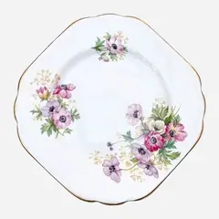 GENERICO - Juego de 4 Platos de Pan Porcelana Ingleses Stanley