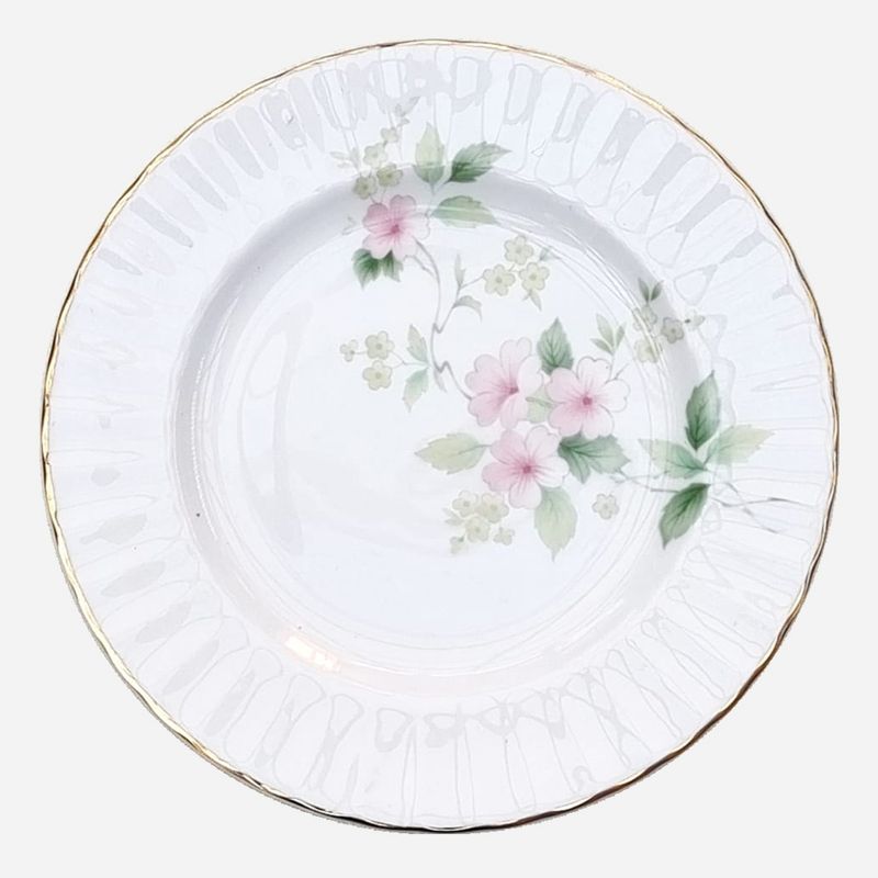 GENERICO - Juego 4 Platos de Pan Porcelana Ingleses Berkshire