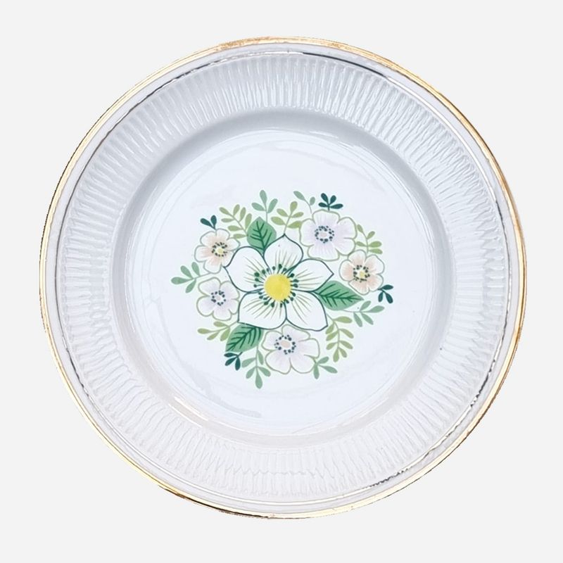 GENERICO - Juego de 6 Platos de Pan Porcelana Polacos Chodziez