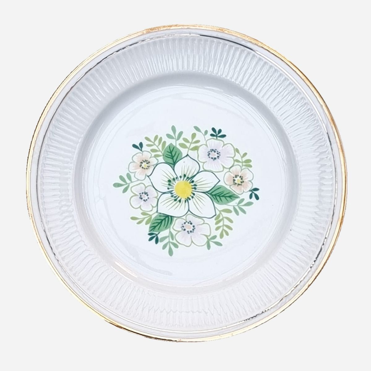 GENERICO - Juego de 6 Platos de Pan Porcelana Polacos Chodziez