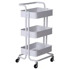 GENERICO - Carrito Organizador Mutiuso Con Ruedas BLANCO
