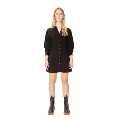 JACINTA TIENDA - Vestido Igna negro Jacinta Tienda.-