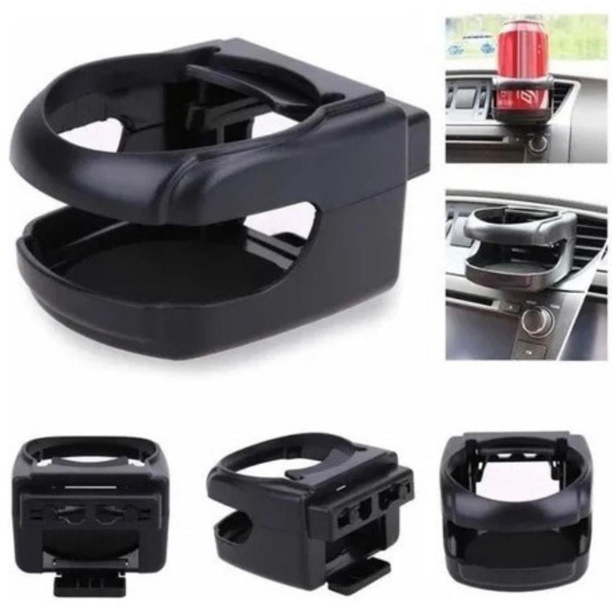 GENERICO - Porta Vaso Porta Bebidas Auto En Rejilla De Aire