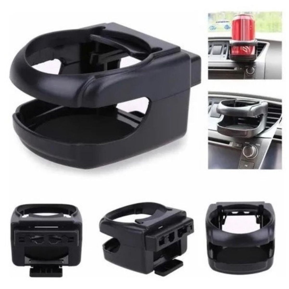 GENERICO - Porta Vaso Porta Bebidas Auto En Rejilla De Aire