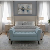 Banqueta Baúl Diva Color Menta 125x45x60cm