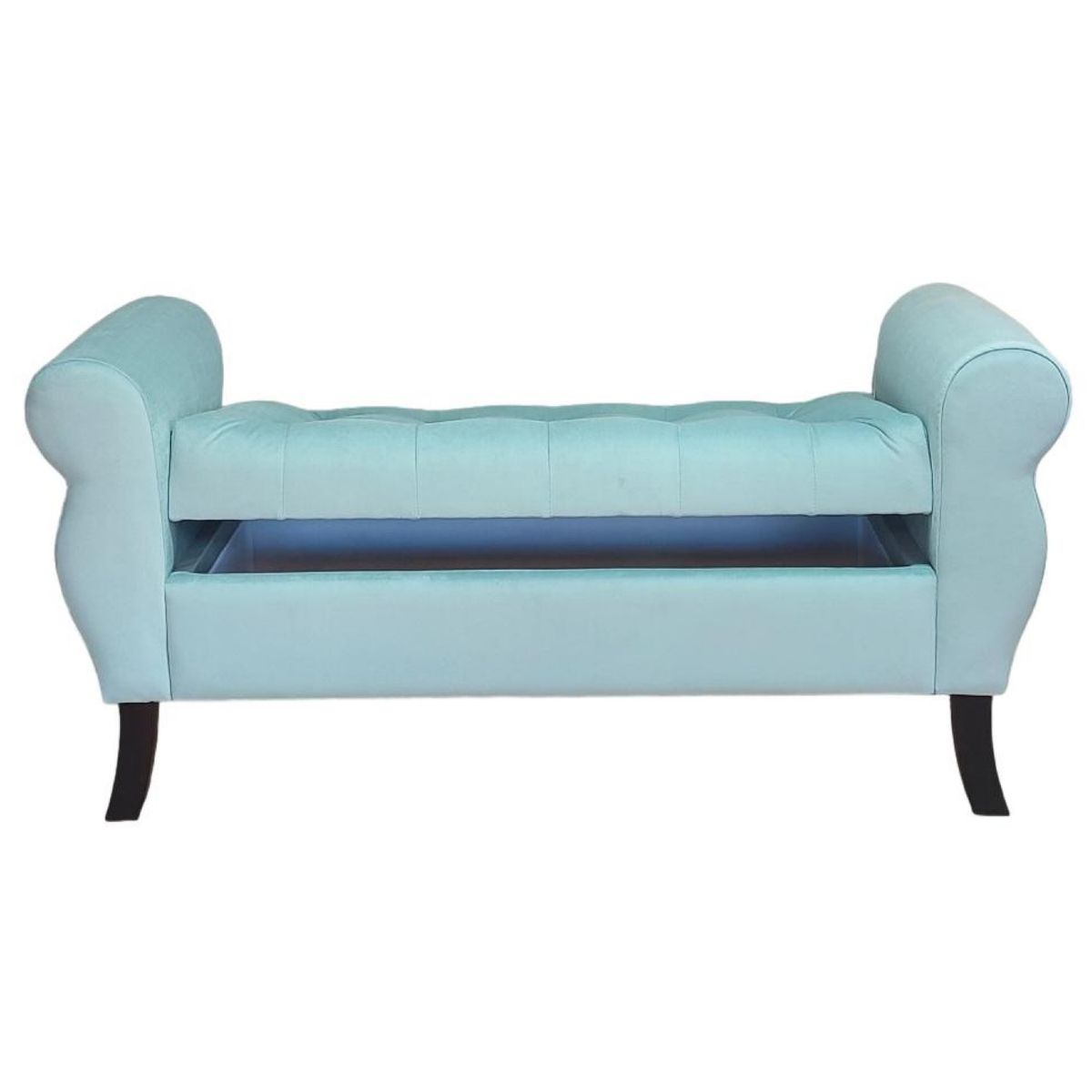 GENERICO - Banqueta Baúl Diva Color Menta 125x45x60cm