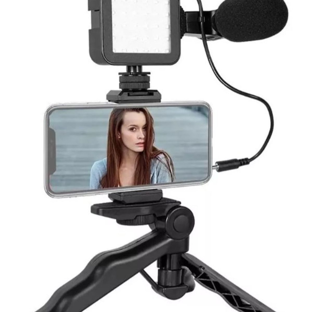 IRM - Kit Grabar Video Estabilizador Camara Reflex Tripode Celular