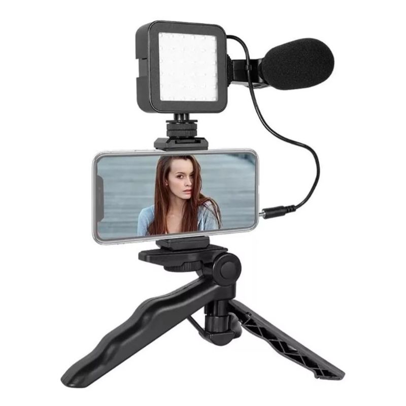 IRM - Kit Grabar Video Estabilizador Camara Reflex Tripode Celular