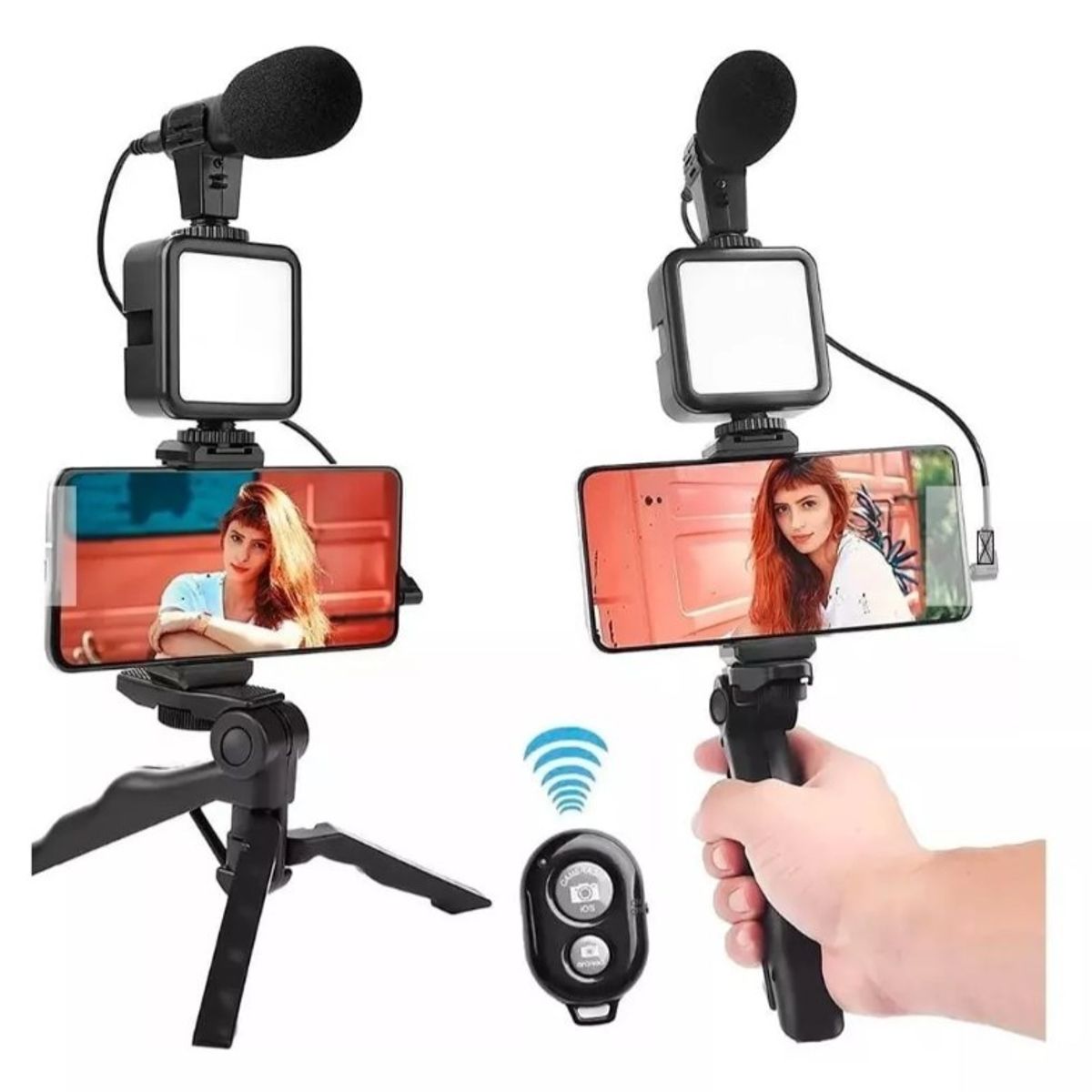 IRM - Kit Grabar Video Estabilizador Camara Reflex Tripode Celular