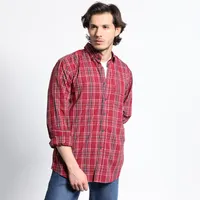Camisa Manga Larga Trevira Cuadros Regular Fit