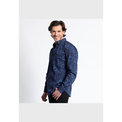 Imagen 2 del producto Camisa Manga Larga Estampada Full Slim Fit