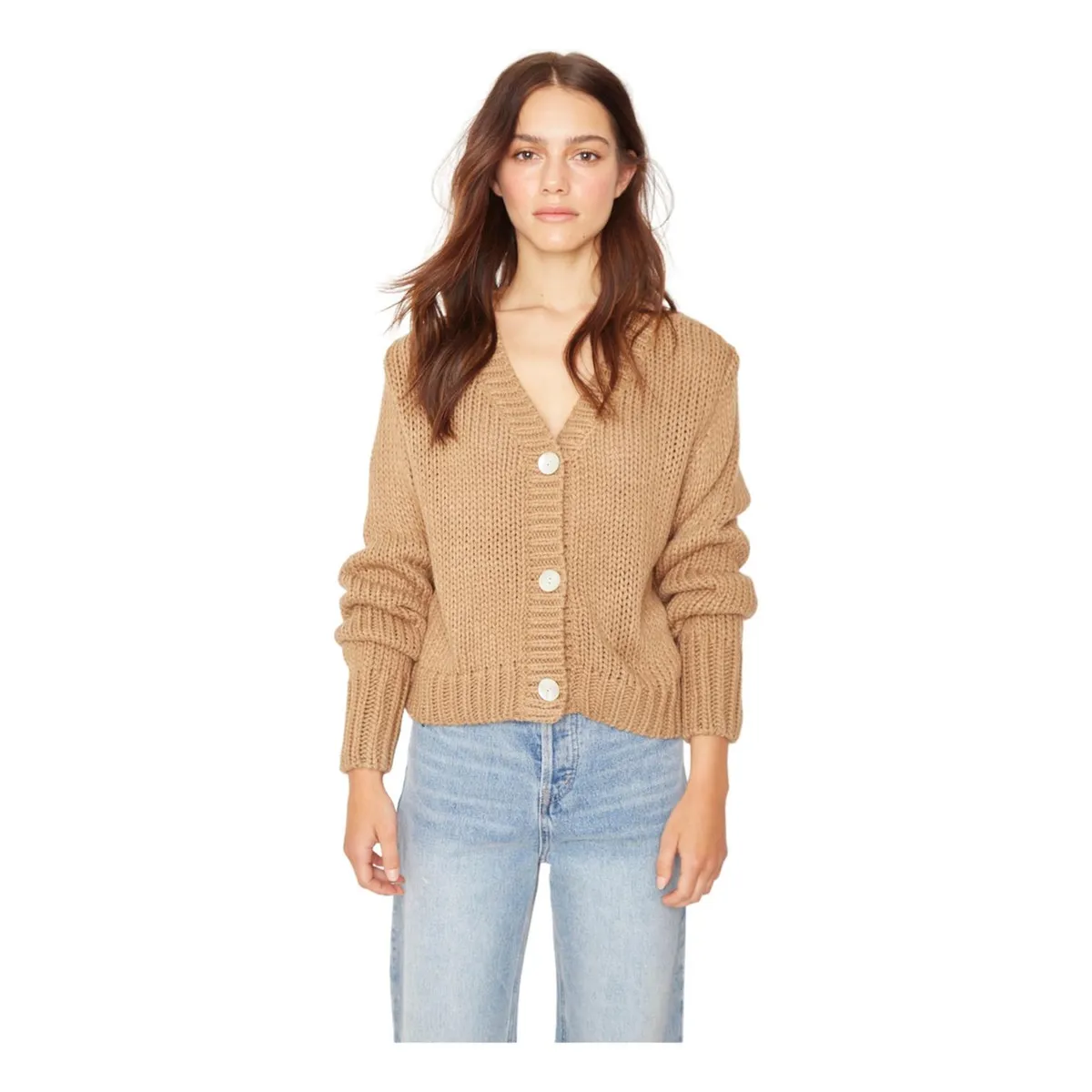 JACINTA TIENDA - Chaleco Rafa café Jacinta Tienda