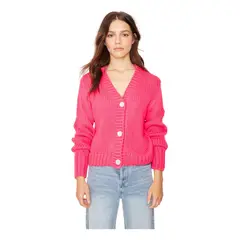 JACINTA TIENDA - Chaleco Rafa fucsia Jacinta Tienda.
