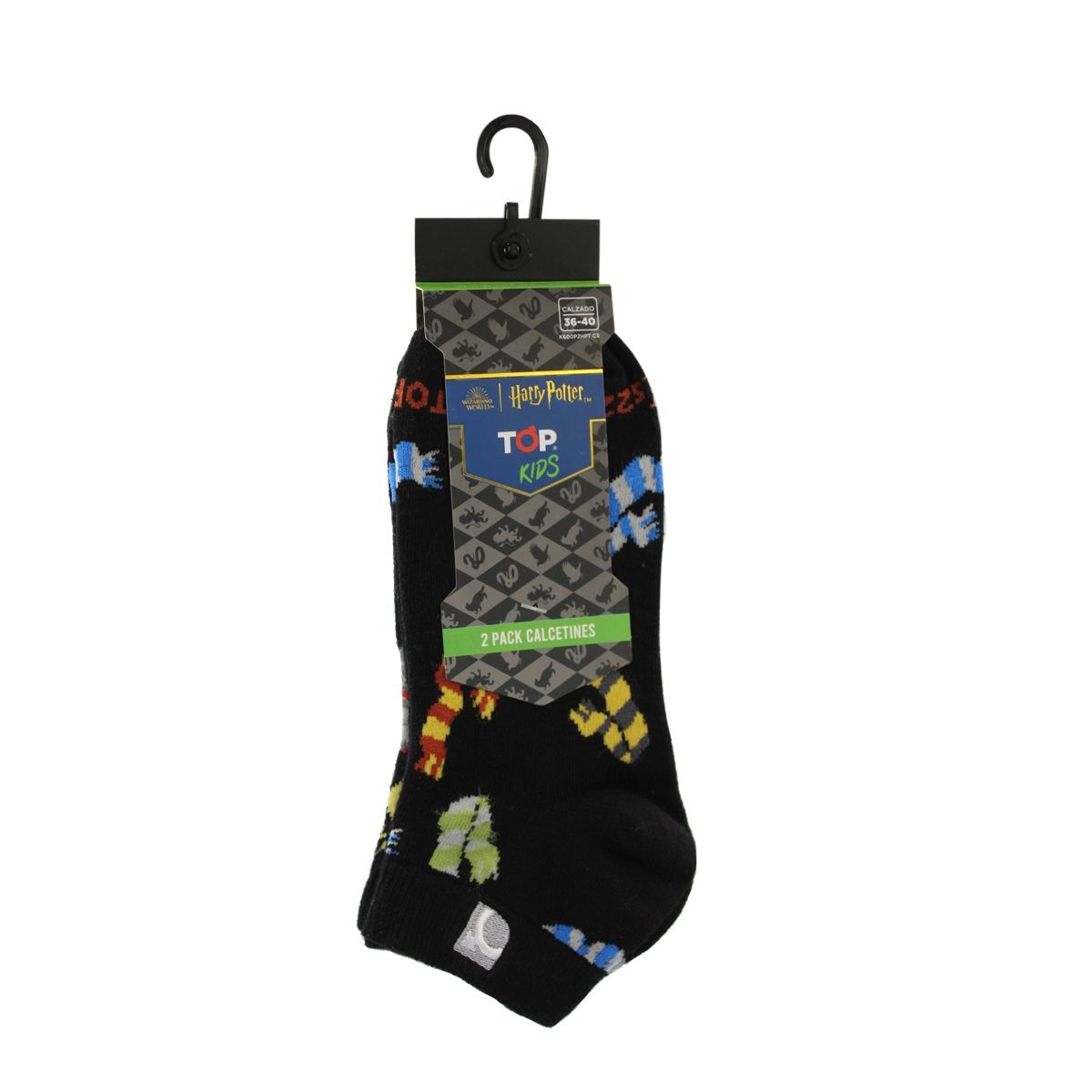 TOP - Calcetines Cortos Niños Harry Potter Pack 2 C3 Top