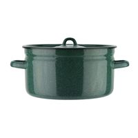 Cacerola de 24 cm acero carbónico verde Fundo