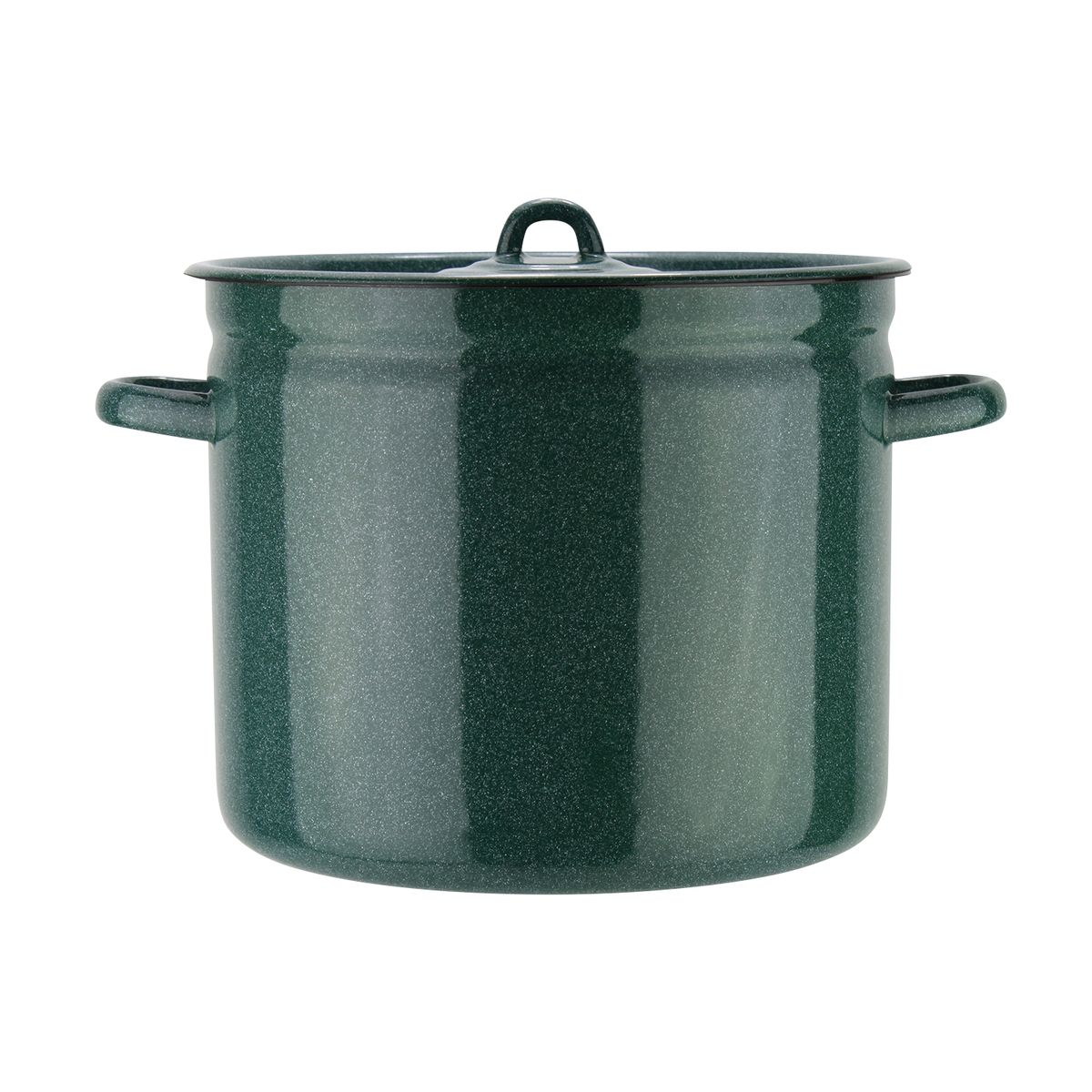 FANTUZZI - Cacerola alta de 24 cm acero carbónico verde Fundo Fantuzzi