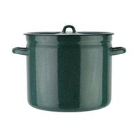 Cacerola alta de 24 cm acero carbónico verde Fundo