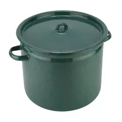FANTUZZI - Cacerola alta de 26 cm acero carbónico verde Fundo