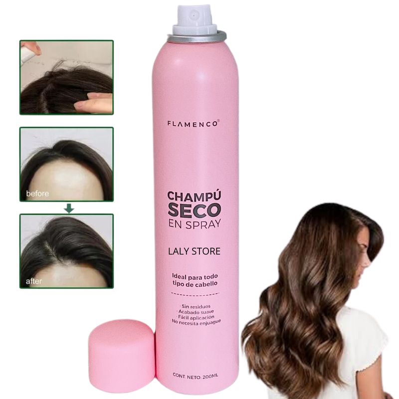 FLAMENCO - Shampoo Spray Desengrasante En Seco