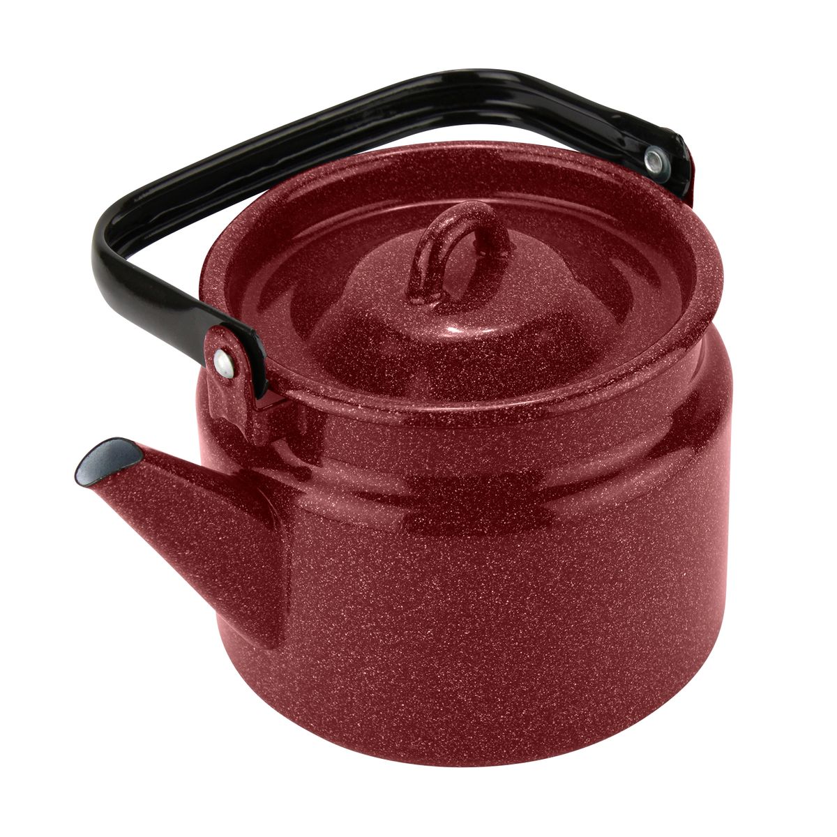 FANTUZZI - Tetera 2 Litros acero esmaltado rojo Fundo Fantuzzi