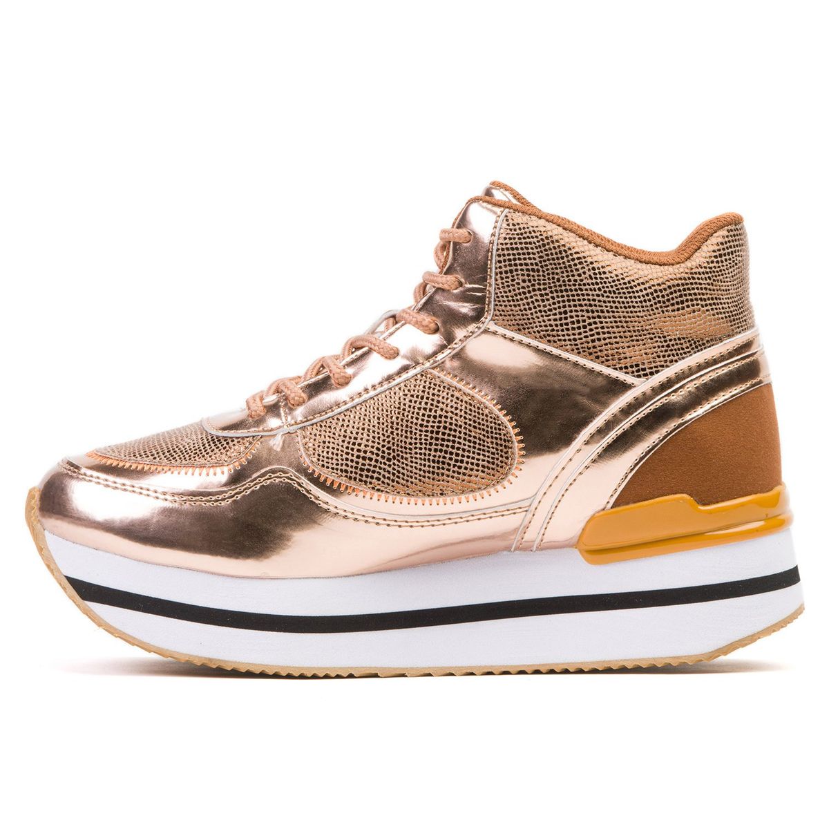 CHANCLETA - Zapatilla Mujer Bronce Caterina Chancleta