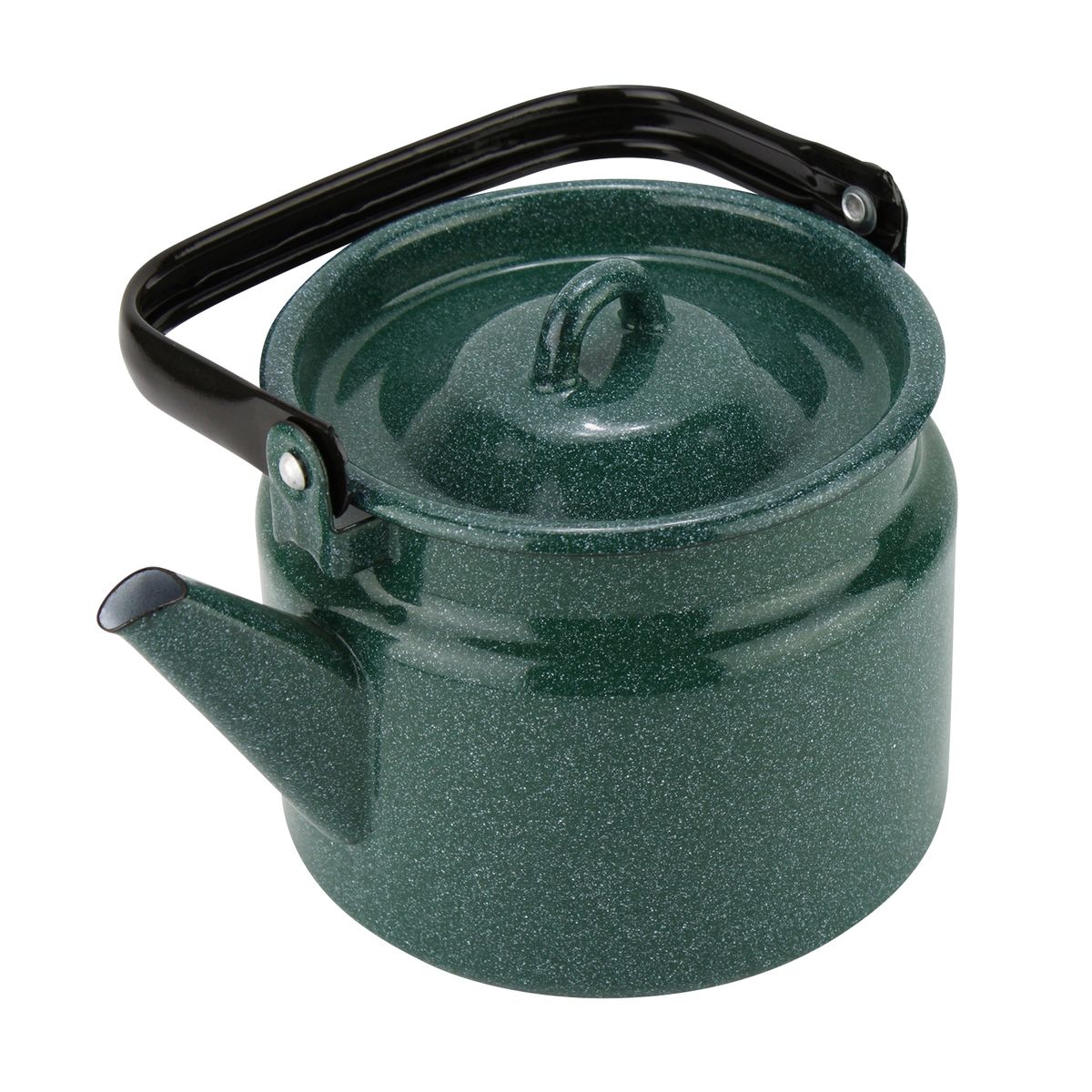 FANTUZZI - Tetera 2 Litros acero esmaltado verde Fundo Fantuzzi